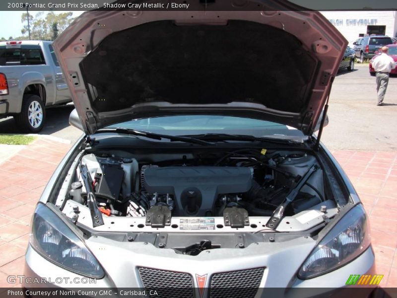 Shadow Gray Metallic / Ebony 2008 Pontiac Grand Prix Sedan