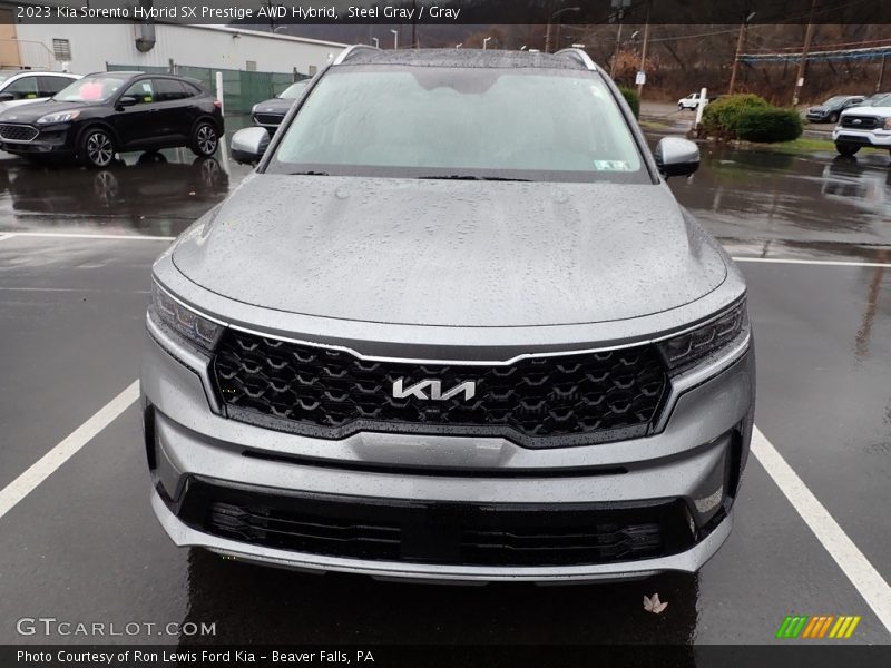 Steel Gray / Gray 2023 Kia Sorento Hybrid SX Prestige AWD Hybrid