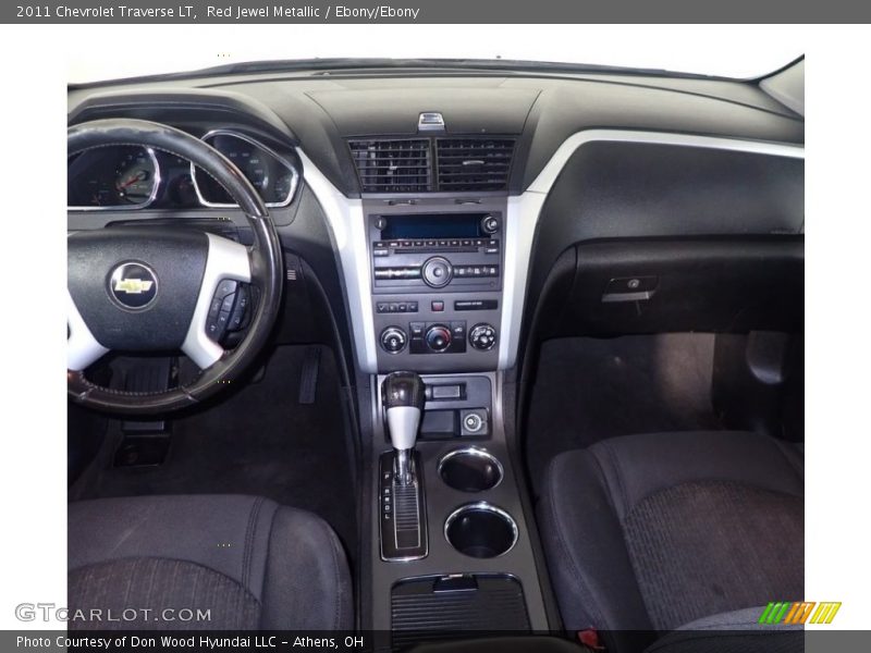 Red Jewel Metallic / Ebony/Ebony 2011 Chevrolet Traverse LT