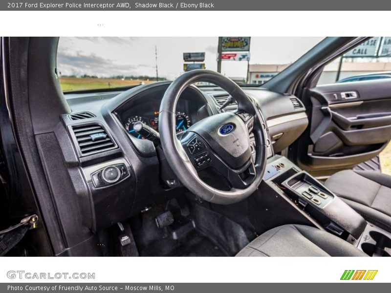 Shadow Black / Ebony Black 2017 Ford Explorer Police Interceptor AWD