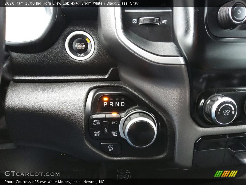 Bright White / Black/Diesel Gray 2020 Ram 1500 Big Horn Crew Cab 4x4