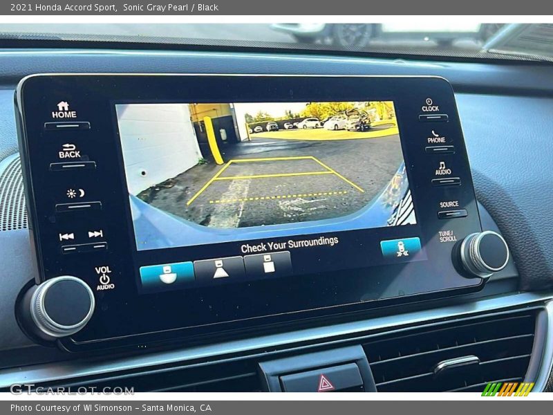 Sonic Gray Pearl / Black 2021 Honda Accord Sport