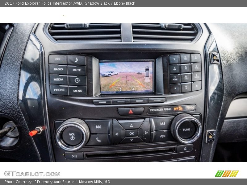 Controls of 2017 Explorer Police Interceptor AWD