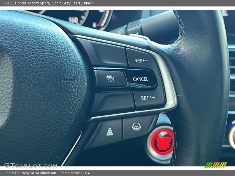 Sonic Gray Pearl / Black 2021 Honda Accord Sport