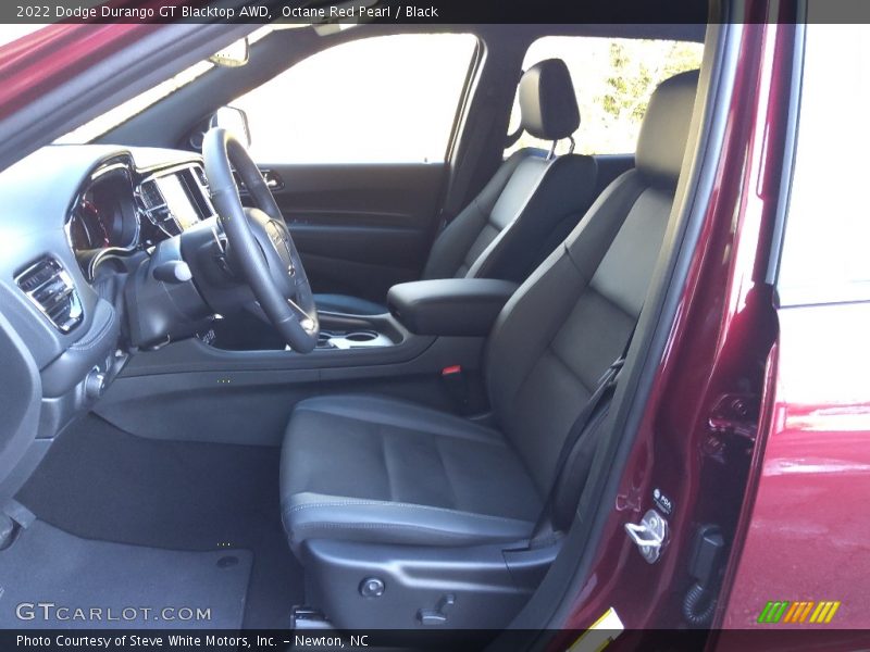 Octane Red Pearl / Black 2022 Dodge Durango GT Blacktop AWD