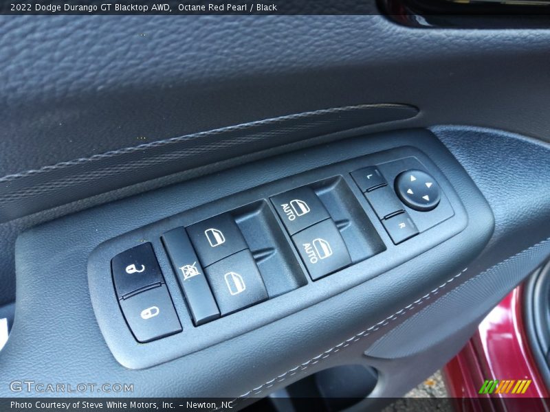 Octane Red Pearl / Black 2022 Dodge Durango GT Blacktop AWD