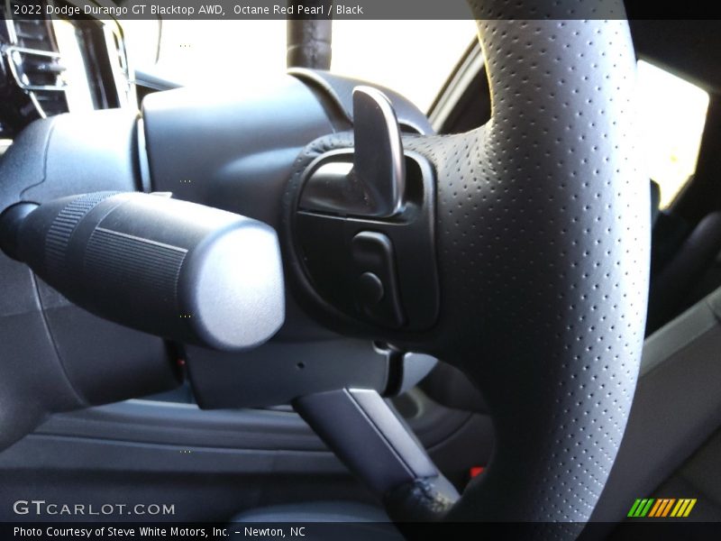 Octane Red Pearl / Black 2022 Dodge Durango GT Blacktop AWD
