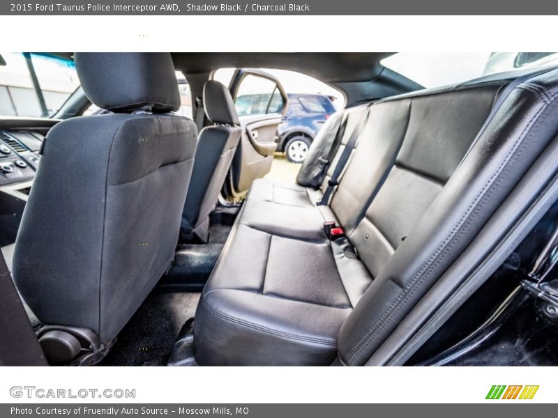 Rear Seat of 2015 Taurus Police Interceptor AWD