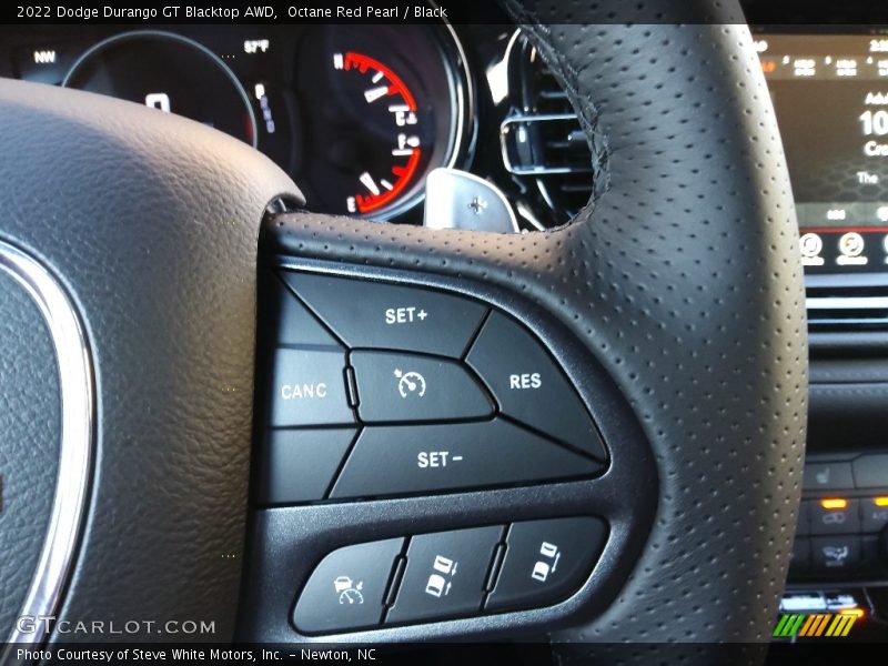 Octane Red Pearl / Black 2022 Dodge Durango GT Blacktop AWD