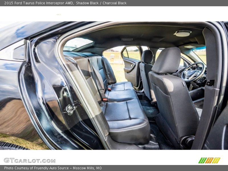 Rear Seat of 2015 Taurus Police Interceptor AWD