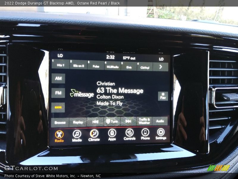 Octane Red Pearl / Black 2022 Dodge Durango GT Blacktop AWD