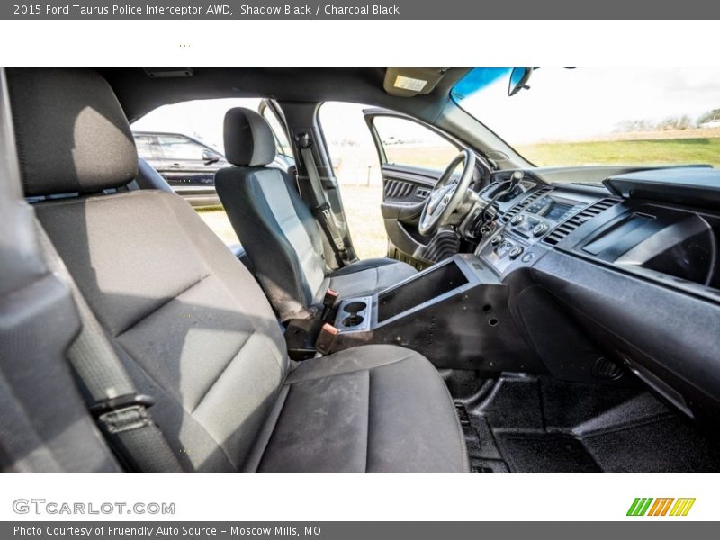 Front Seat of 2015 Taurus Police Interceptor AWD