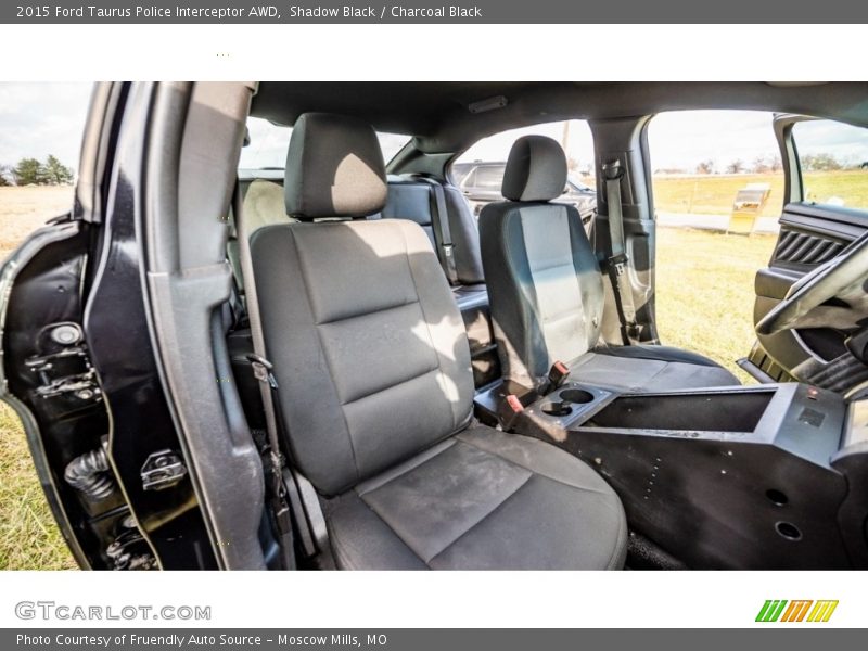 Front Seat of 2015 Taurus Police Interceptor AWD
