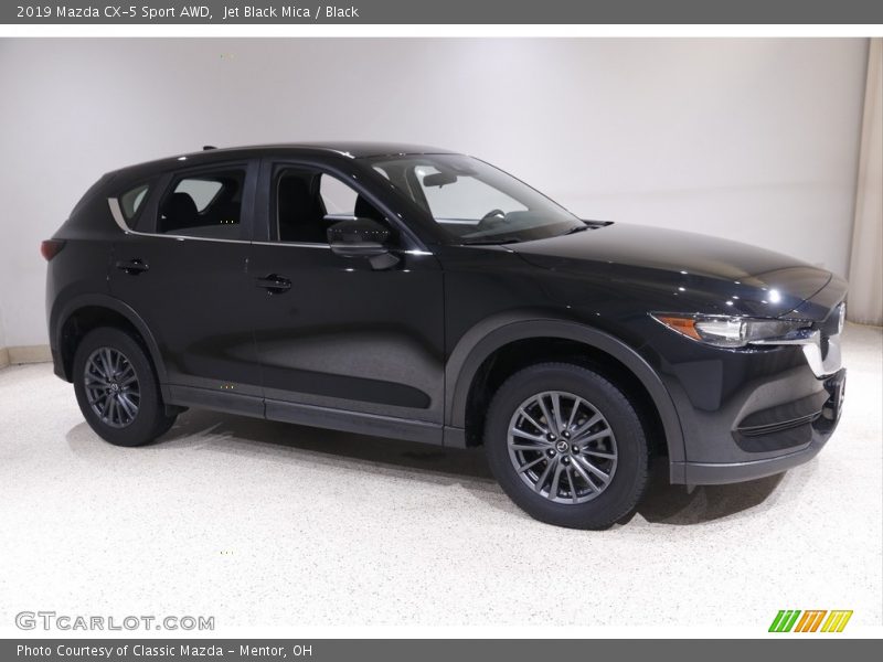 Jet Black Mica / Black 2019 Mazda CX-5 Sport AWD