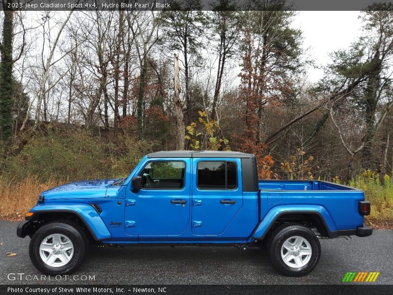 Hydro Blue Pearl / Black 2023 Jeep Gladiator Sport 4x4
