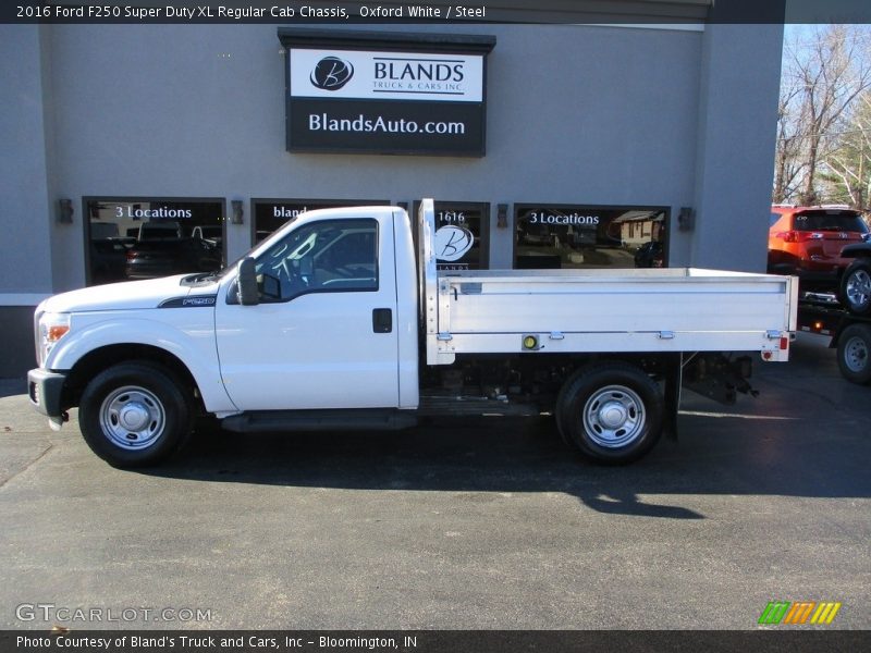 Oxford White / Steel 2016 Ford F250 Super Duty XL Regular Cab Chassis