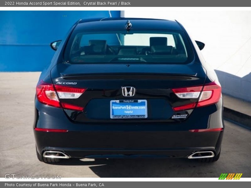 Crystal Black Pearl / Black 2022 Honda Accord Sport Special Edition