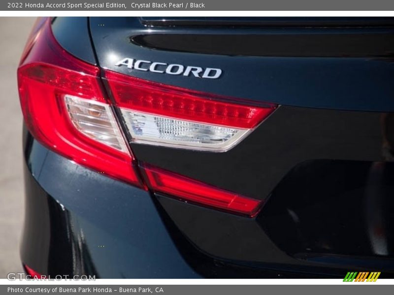 Crystal Black Pearl / Black 2022 Honda Accord Sport Special Edition