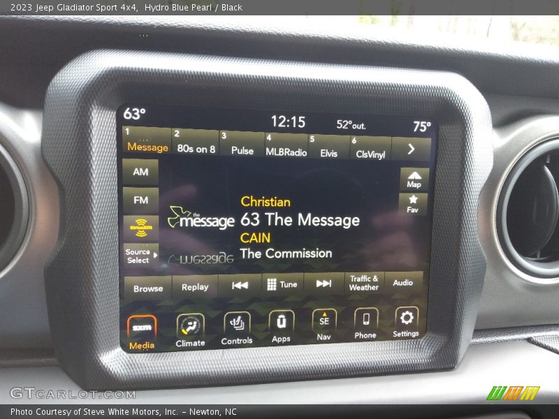 Hydro Blue Pearl / Black 2023 Jeep Gladiator Sport 4x4