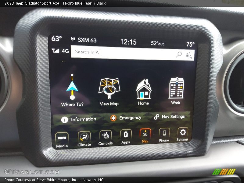 Hydro Blue Pearl / Black 2023 Jeep Gladiator Sport 4x4