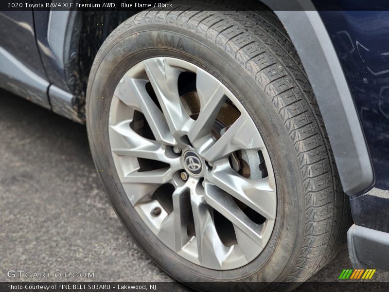 Blue Flame / Black 2020 Toyota RAV4 XLE Premium AWD