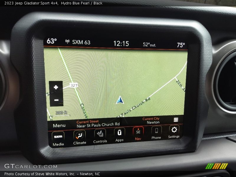 Hydro Blue Pearl / Black 2023 Jeep Gladiator Sport 4x4