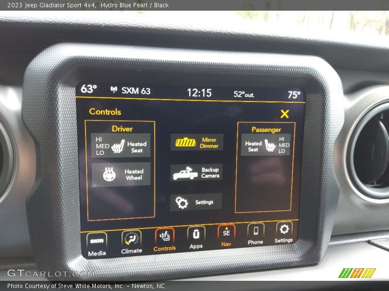 Hydro Blue Pearl / Black 2023 Jeep Gladiator Sport 4x4