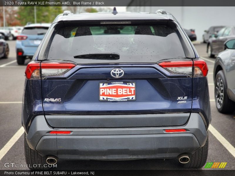 Blue Flame / Black 2020 Toyota RAV4 XLE Premium AWD