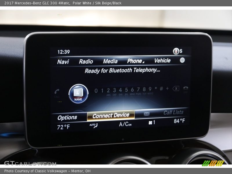 Polar White / Silk Beige/Black 2017 Mercedes-Benz GLC 300 4Matic