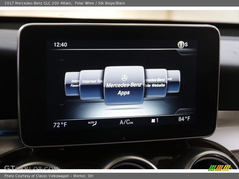 Polar White / Silk Beige/Black 2017 Mercedes-Benz GLC 300 4Matic
