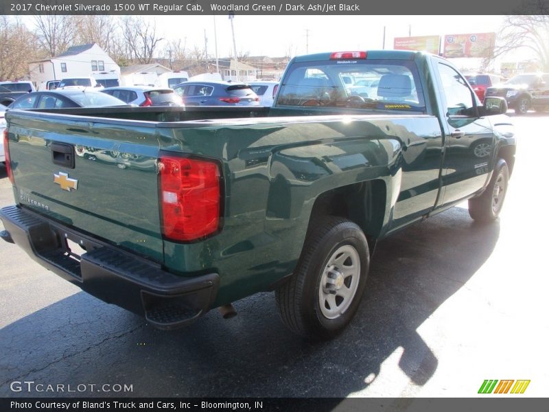 Woodland Green / Dark Ash/Jet Black 2017 Chevrolet Silverado 1500 WT Regular Cab