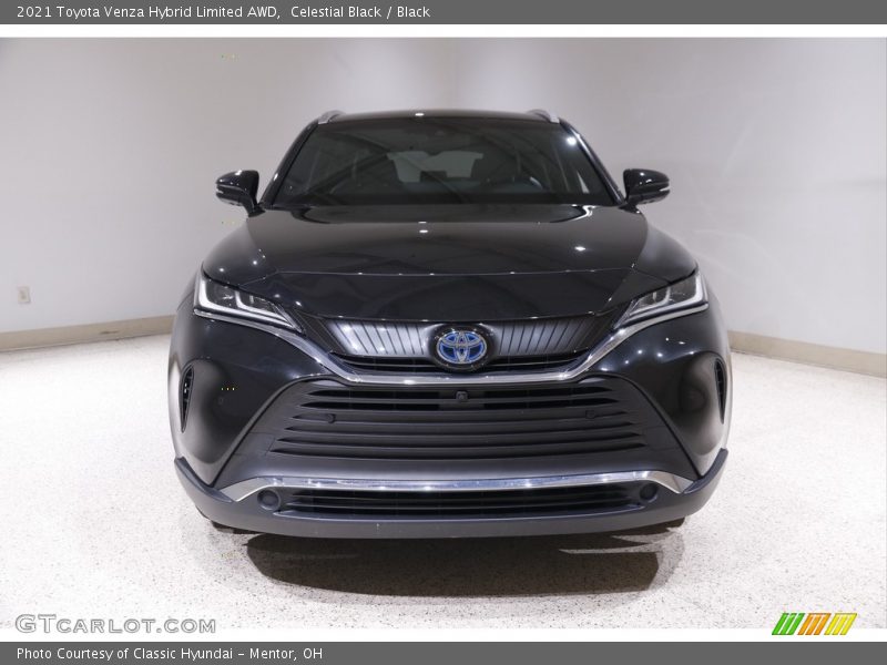 Celestial Black / Black 2021 Toyota Venza Hybrid Limited AWD