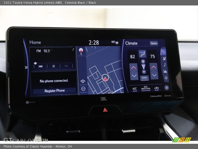 Celestial Black / Black 2021 Toyota Venza Hybrid Limited AWD