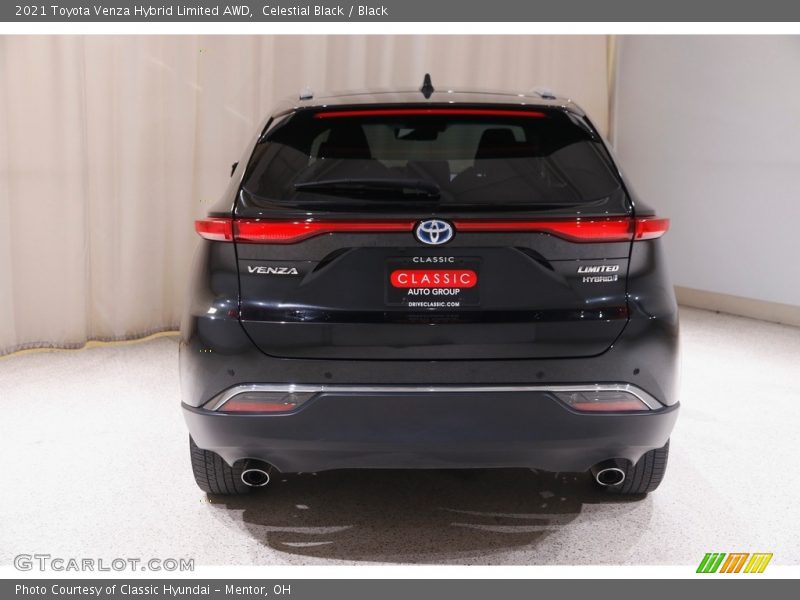 Celestial Black / Black 2021 Toyota Venza Hybrid Limited AWD