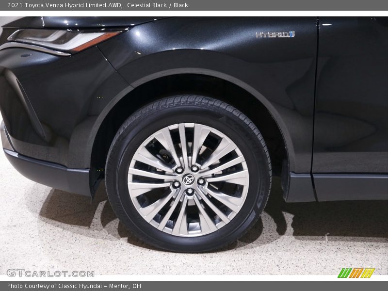 Celestial Black / Black 2021 Toyota Venza Hybrid Limited AWD