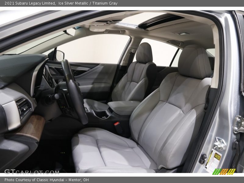 Front Seat of 2021 Legacy Limited