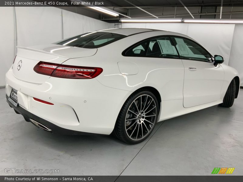 Polar White / Black 2021 Mercedes-Benz E 450 Coupe