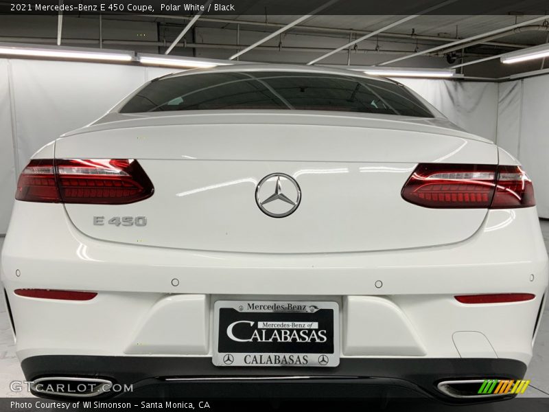 Polar White / Black 2021 Mercedes-Benz E 450 Coupe