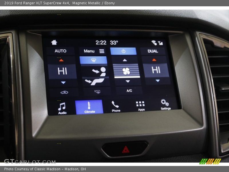 Magnetic Metallic / Ebony 2019 Ford Ranger XLT SuperCrew 4x4