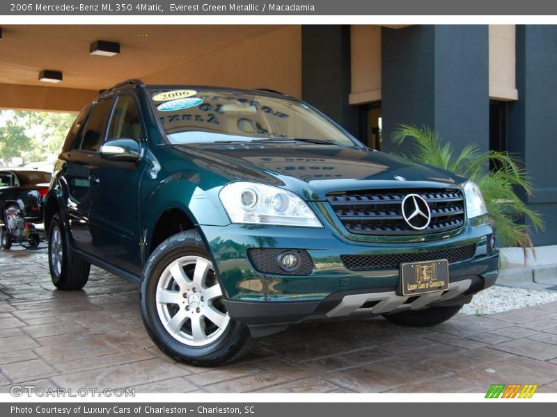 Everest Green Metallic / Macadamia 2006 Mercedes-Benz ML 350 4Matic
