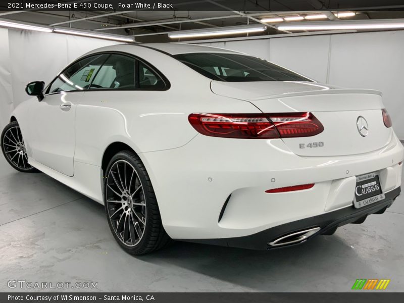 Polar White / Black 2021 Mercedes-Benz E 450 Coupe