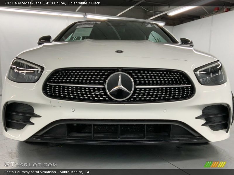 Polar White / Black 2021 Mercedes-Benz E 450 Coupe