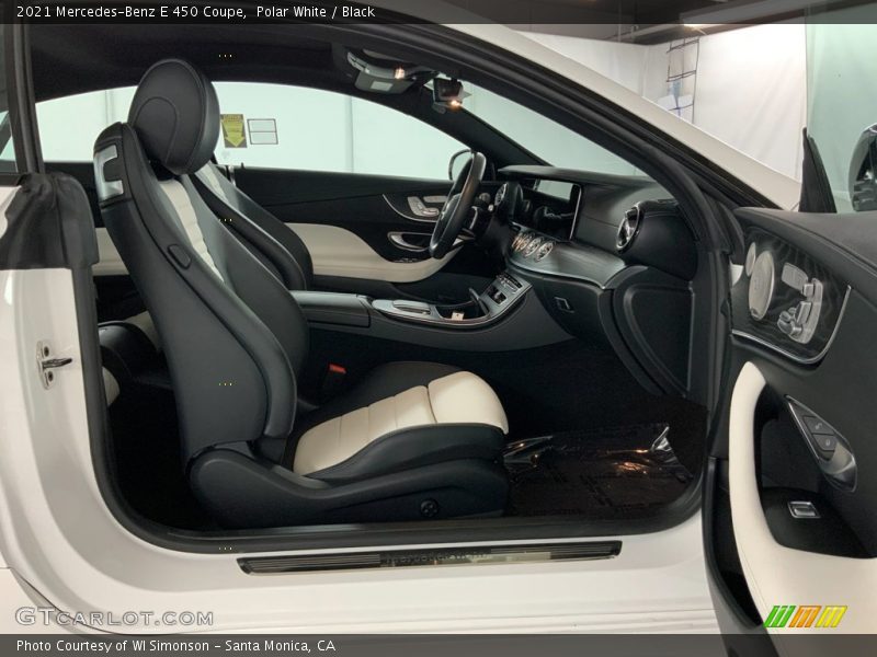 Polar White / Black 2021 Mercedes-Benz E 450 Coupe