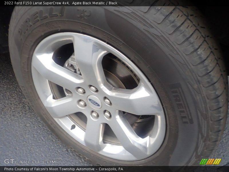 Agate Black Metallic / Black 2022 Ford F150 Lariat SuperCrew 4x4