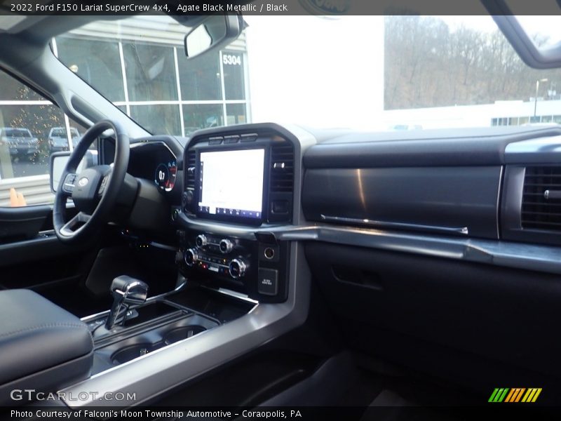 Agate Black Metallic / Black 2022 Ford F150 Lariat SuperCrew 4x4