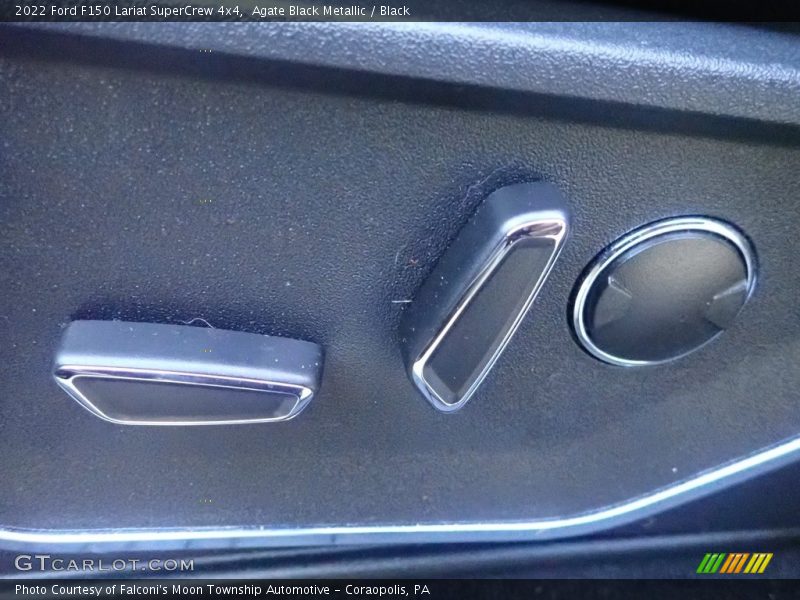 Agate Black Metallic / Black 2022 Ford F150 Lariat SuperCrew 4x4