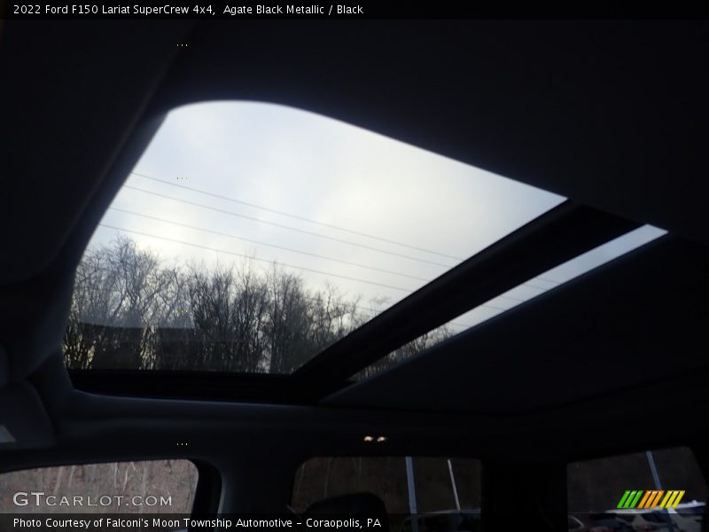 Agate Black Metallic / Black 2022 Ford F150 Lariat SuperCrew 4x4