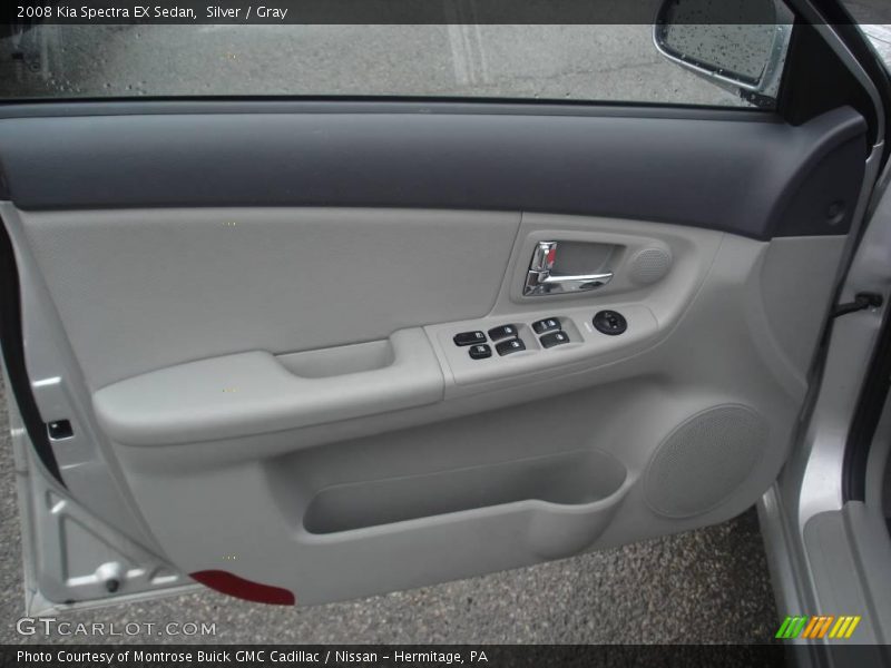 Silver / Gray 2008 Kia Spectra EX Sedan