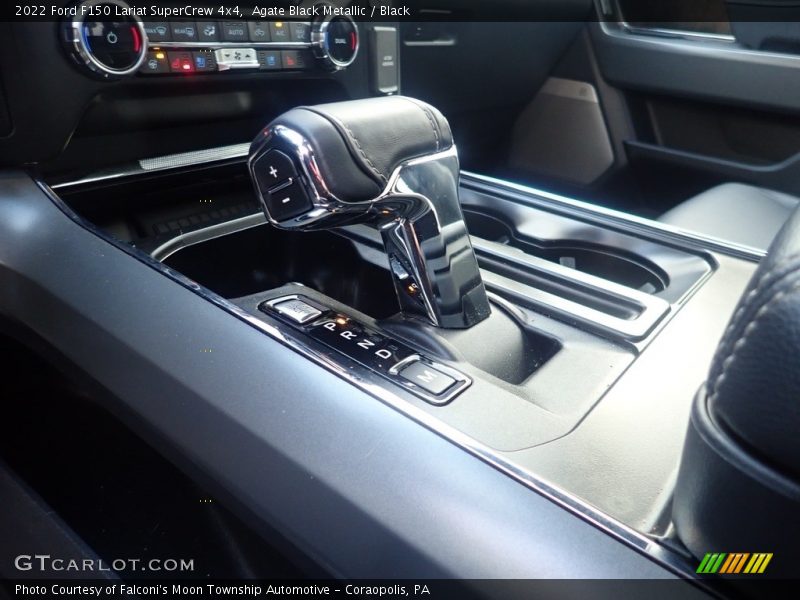 Agate Black Metallic / Black 2022 Ford F150 Lariat SuperCrew 4x4