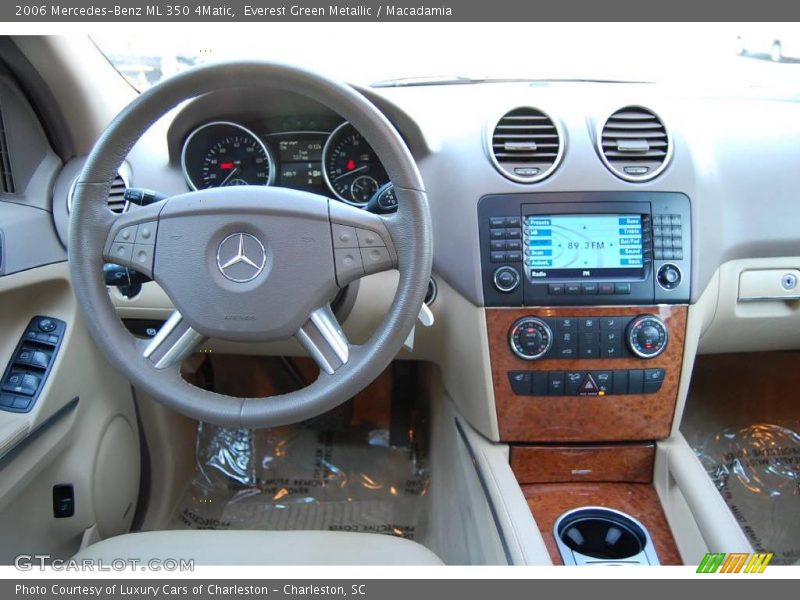 Everest Green Metallic / Macadamia 2006 Mercedes-Benz ML 350 4Matic